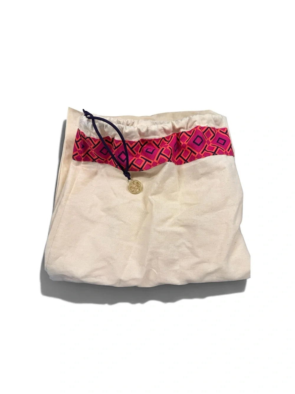Tory Burch Brown Leather Mini Tote with Logo Medallion